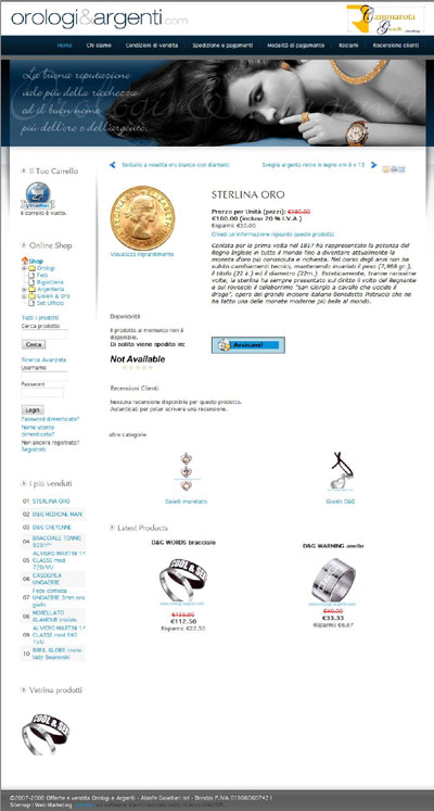 Orologi - Argenti (orologi-argenti.com) Gold Coins Page